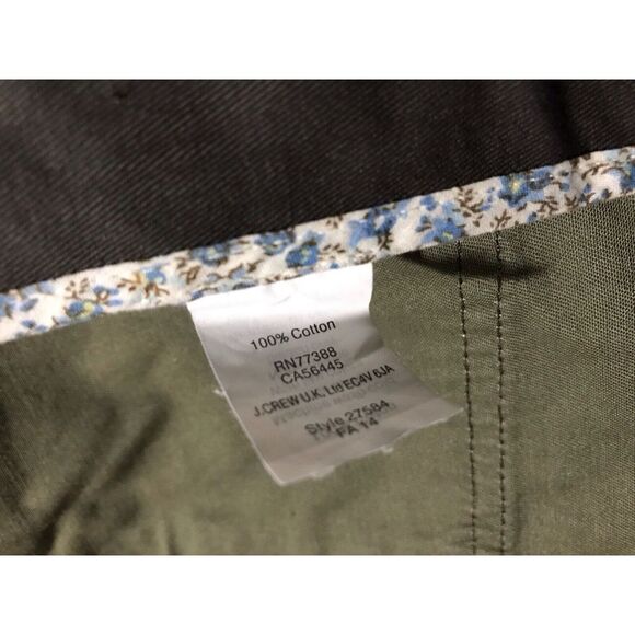 J Crew Boyfriend Field Jacket Women's Medium Military‎ Olive Green Gold Button - Picture 10 of 15